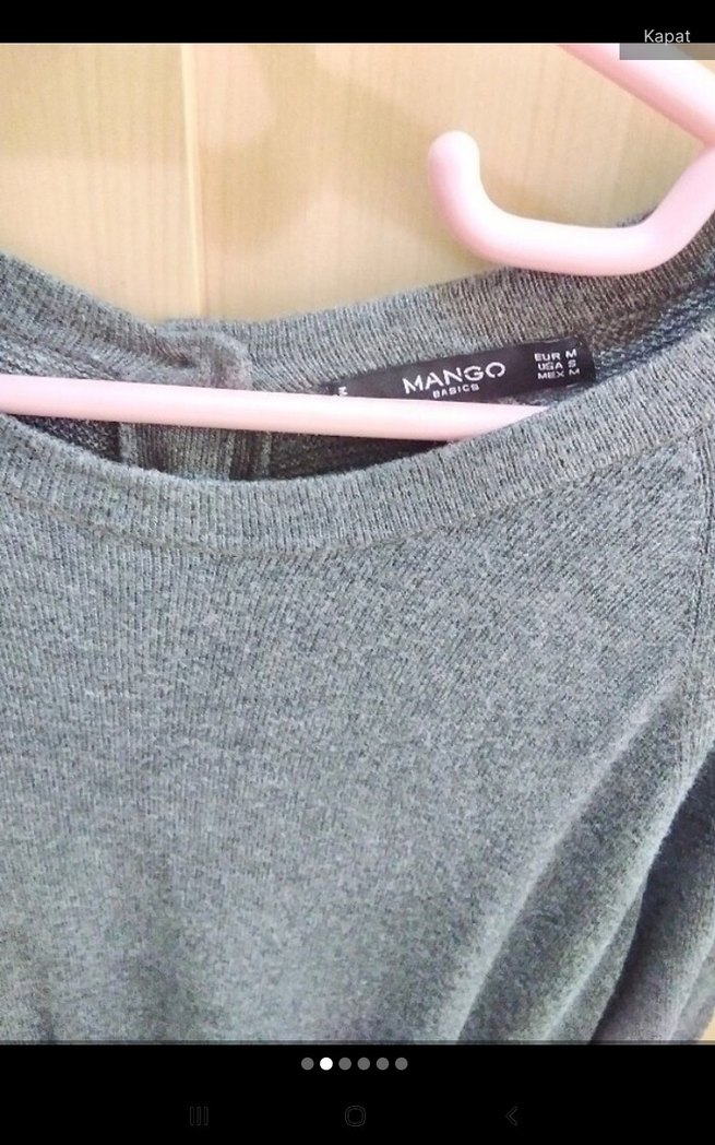 mango Uzun Kollu Kadın Uzun Elbise - Görsel 2