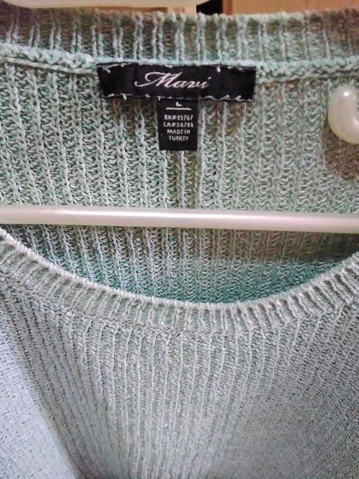 Gri Kadın Örgü Triko Kazak - Görsel 3