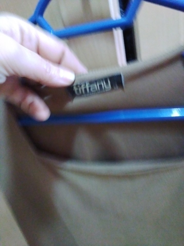 Bej Midi Kolsuz Kadın Elbise - Görsel 2