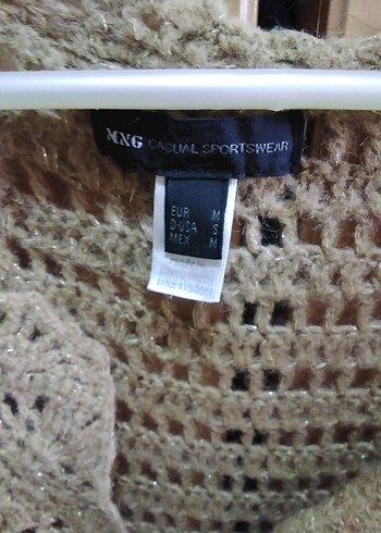 Bej Bohem Midi Örgü Elbise - Görsel 3