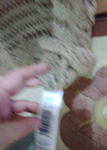 Bej Bohem Midi Örgü Elbise - Görsel 7