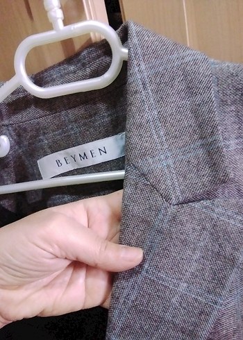Beymen Gri Kadın Yün Blazer Ceket - Görsel 5