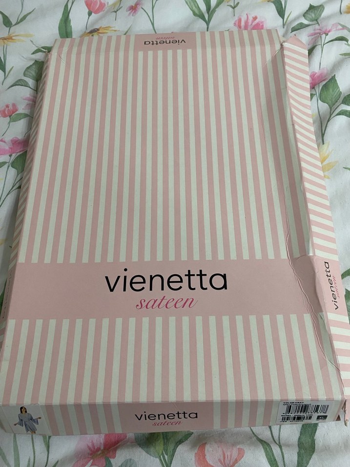 Vienetta Gri Bohem Uzun Kollu Kadın Gecelik - Görsel 3