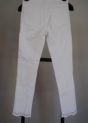 38 Beden Beyaz pantalon 