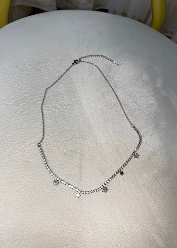 Accessorize Gri Zincir Detaylı Midi Kadın Kolye