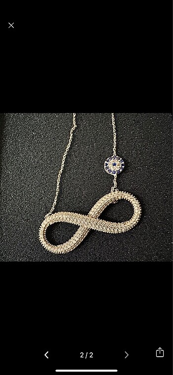 CNG Gümüş - Sonsuzluk Kolye - Görsel 2