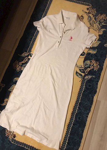 Beyaz Polo Yaka Kadın Tişört - Görsel 2