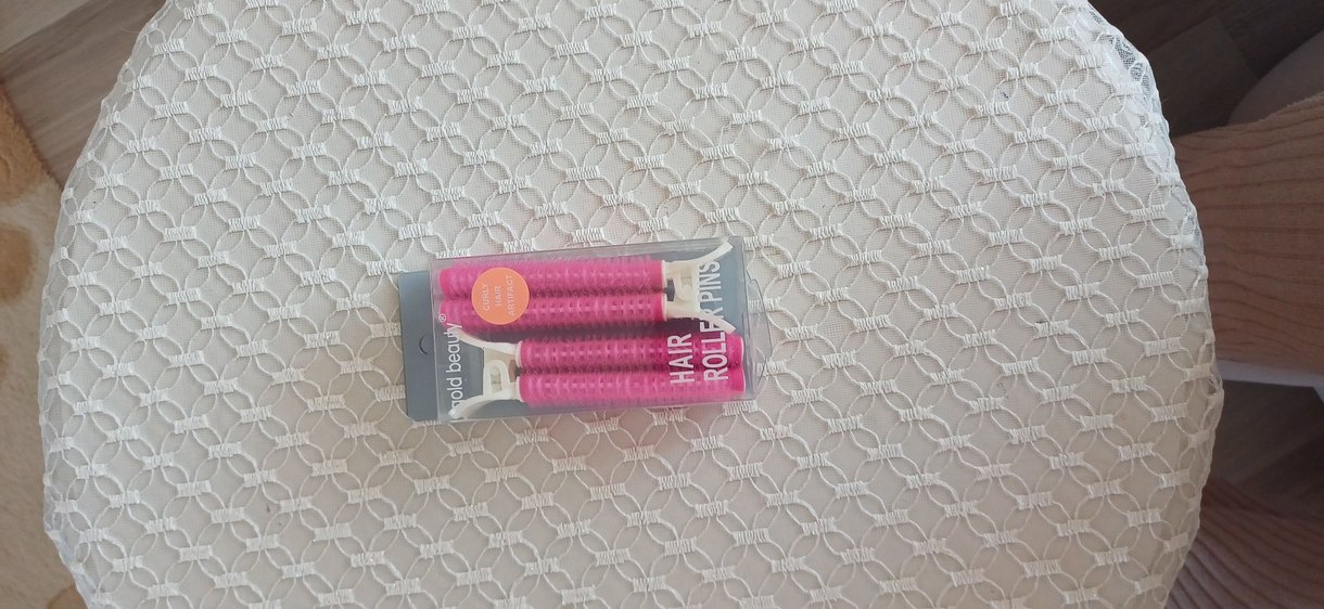 Pembe saç kabartma tokası, bigudi, saç aksesuarı - Görsel 2