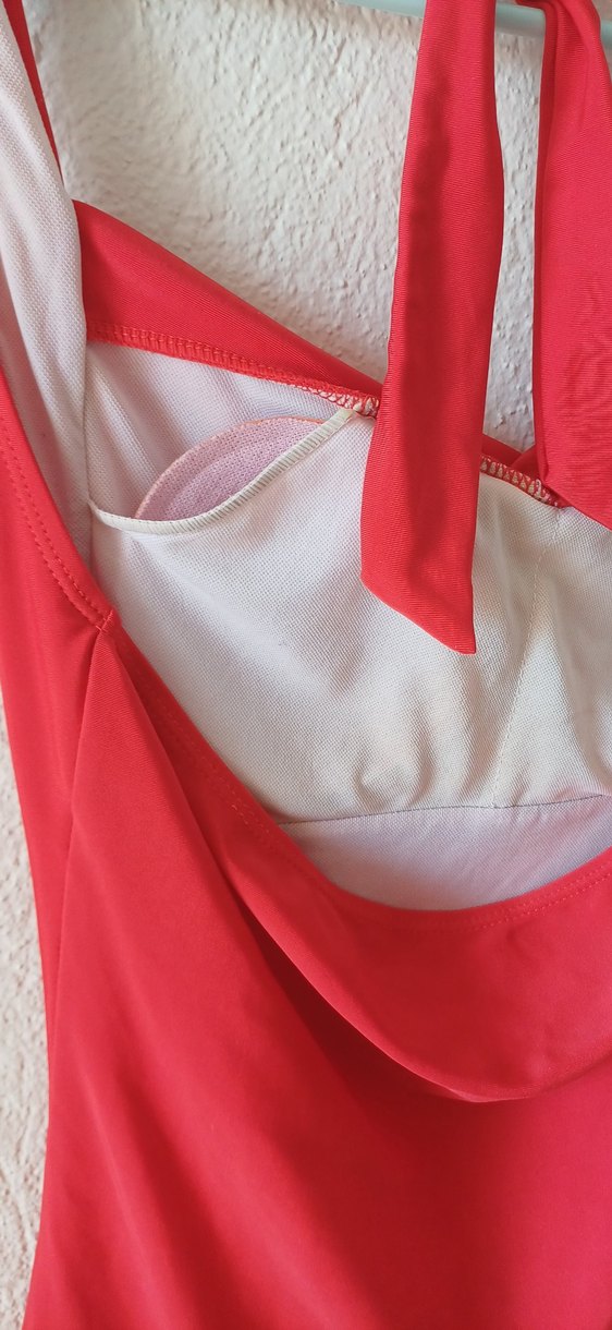 Parlak Kırmızı Drapeli Mini Mayo - Görsel 4