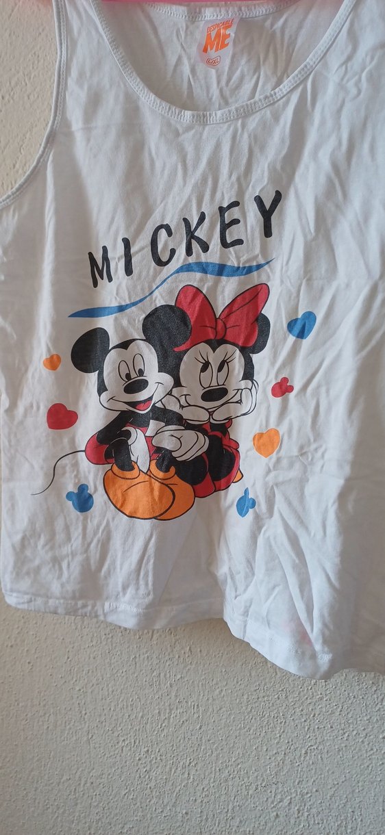 Renkli Mickey Mouse Kadın Kısa Pijama Takımı - Görsel 3