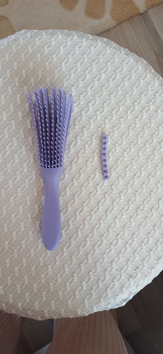 pro ayarlayabilir mucize açma-tarama saç fırçası mor - Görsel 3