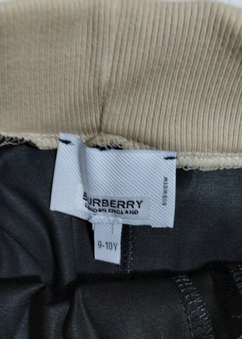 9 Yaş Beden beyaz Renk Burberry Erkek Çocuk Rahat Pamuklu Şort Takımı