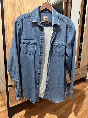 Vintage Denim gömlek ceket