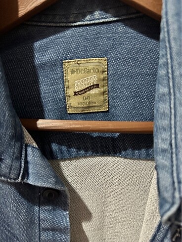 m Beden mavi Renk Vintage Denim gömlek ceket