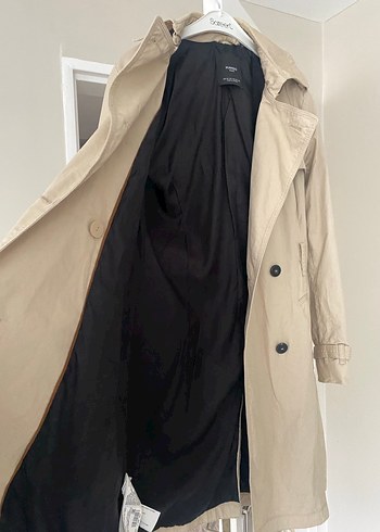 Bej Midi Kadın Trençkot - Görsel 2