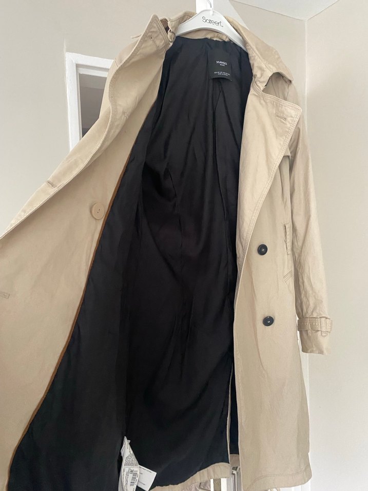 Bej Midi Kadın Trençkot - Görsel 2