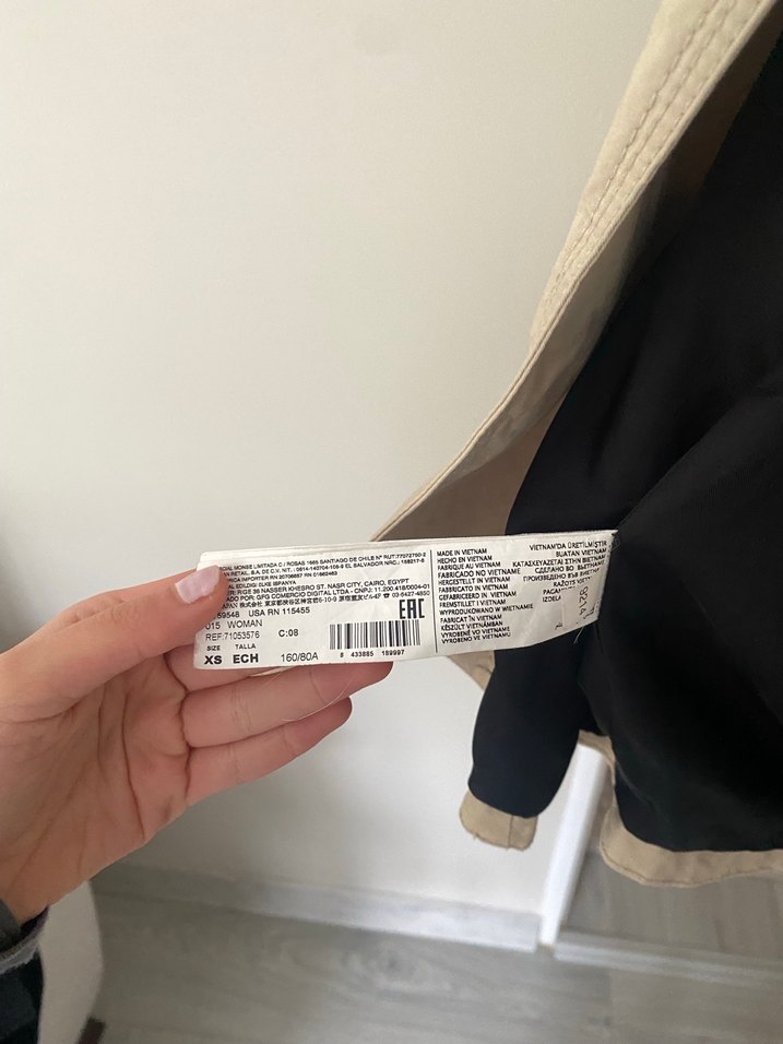 Bej Midi Kadın Trençkot - Görsel 3