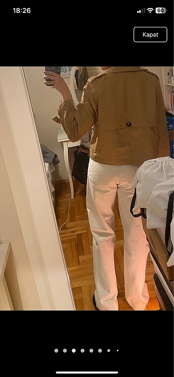 s Beden Stradivarius trençkot