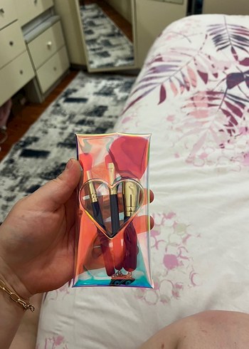 Lacivert Nazar Boncuklu 3lü Fırça Seti - Görsel 3