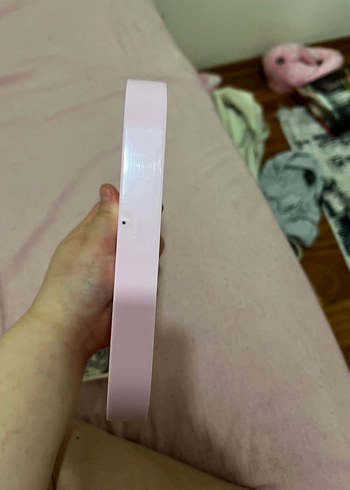 Pembe LED Işıklı Makyaj Aynası - Görsel 5