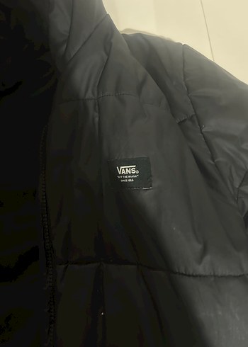 vans erkek Siyah Kapüşonlu Rahat Kesim Street Wear Mont - Görsel 3