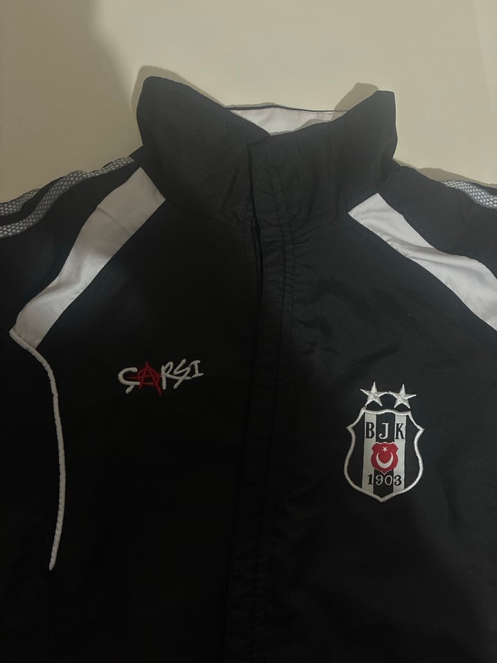 Erkek Siyah Beşiktaş Spor Ceket - Görsel 2