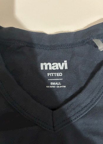 maavii Gri V Yaka tişörr - Görsel 2