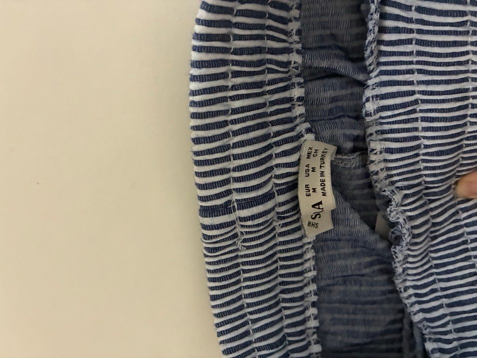 Kadın Çizgili Pilili Pantolon - Görsel 2