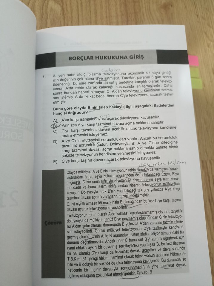 Hukuk Mesleklerine Giriş Sınavı Soru Bankası Seti - Görsel 3