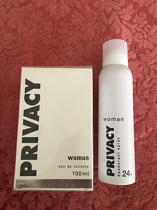 Diğer Privacy parfüm set