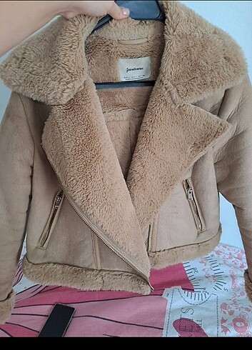 Stradivarius Stradivarius biker mont/ceket