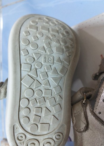 Kız Bebek Gri İlk Adım Ayakkabısı. 3 hafta gıyıldı. - Görsel 5