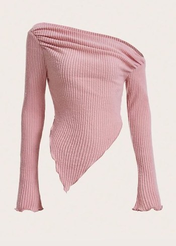 SHEIN asimetrik bluz