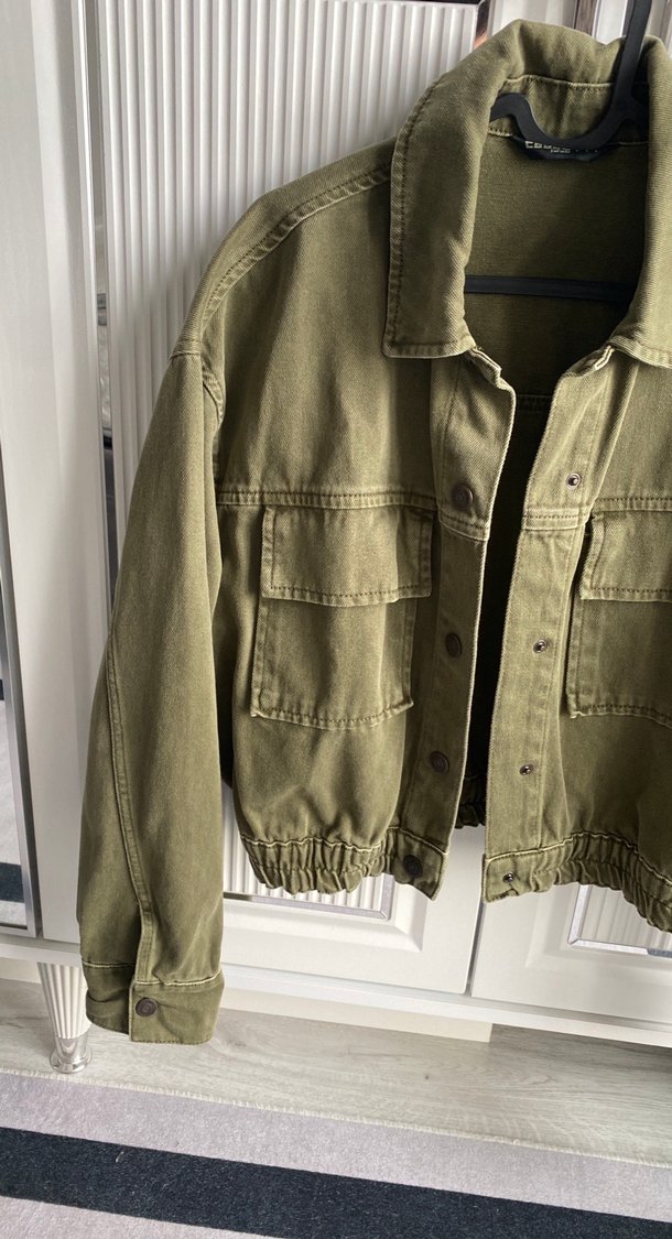 Kadın Haki  Ceket - Görsel 2