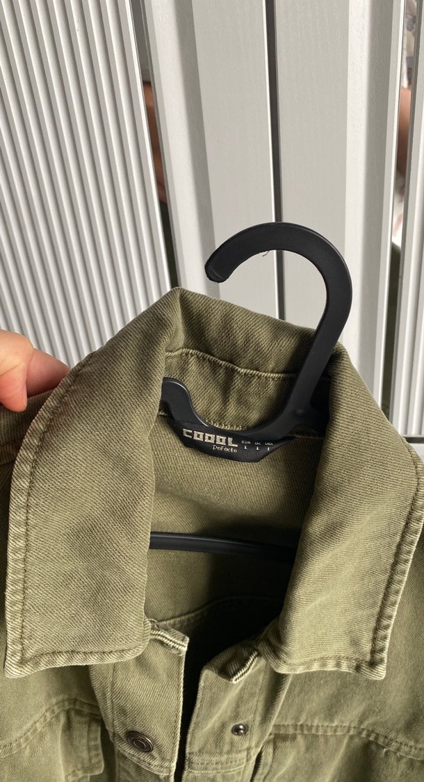 Kadın Haki  Ceket - Görsel 4