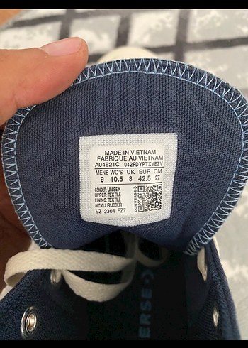 Converse Lacivert Baskılı Spor Ayakkabı - Görsel 3