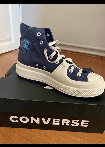 Converse Lacivert Baskılı Spor Ayakkabı - Görsel 2