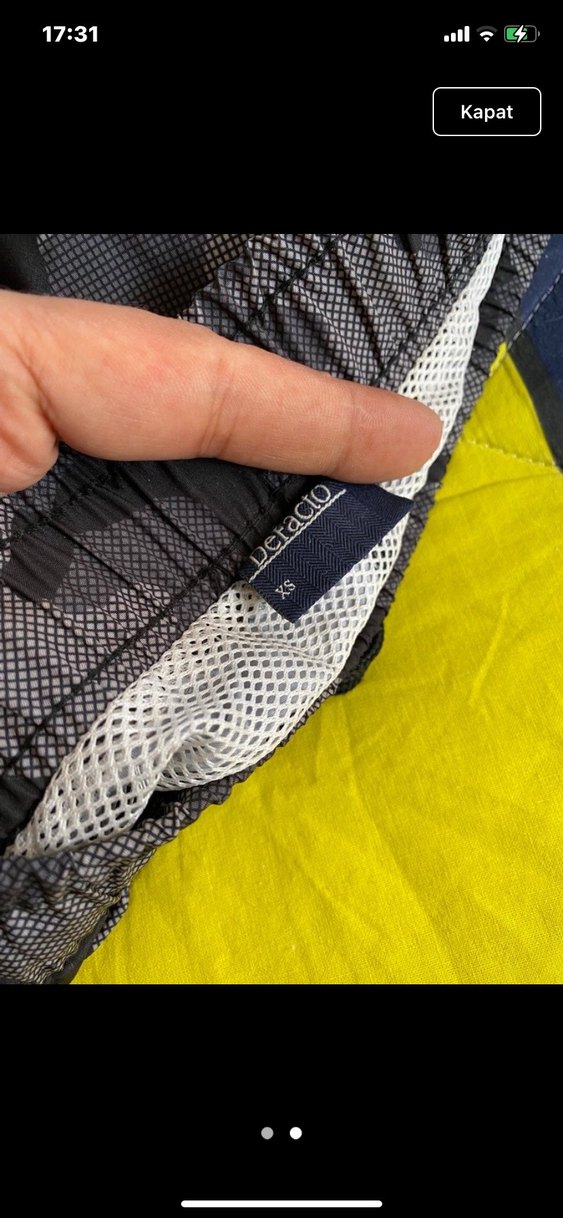 Gri Kamuflaj Desenli Erkek Şort - Görsel 2