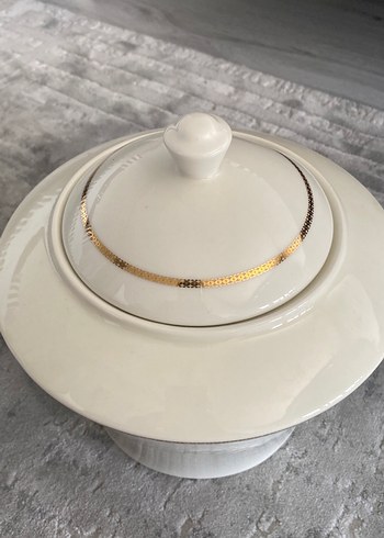 Kütahya porselen çorba tenceresi - Görsel 2