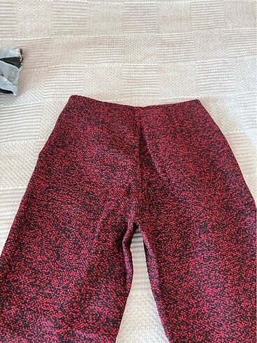 38 Beden bordo Renk Bordo Kalın Pantolon