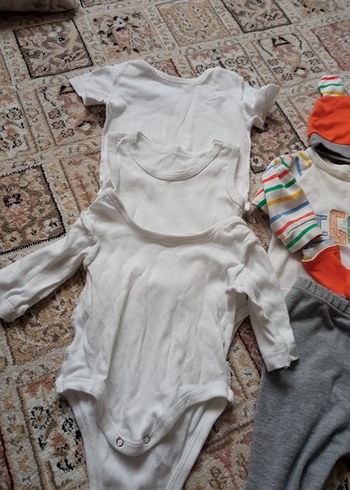 Gri Erkek Bebek 5'li Rahat Kıyafet Seti hellobaby - Görsel 5