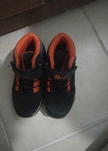 Turuncu Siyah Erkek Çocuk Spor Ayakkabı - Görsel 2