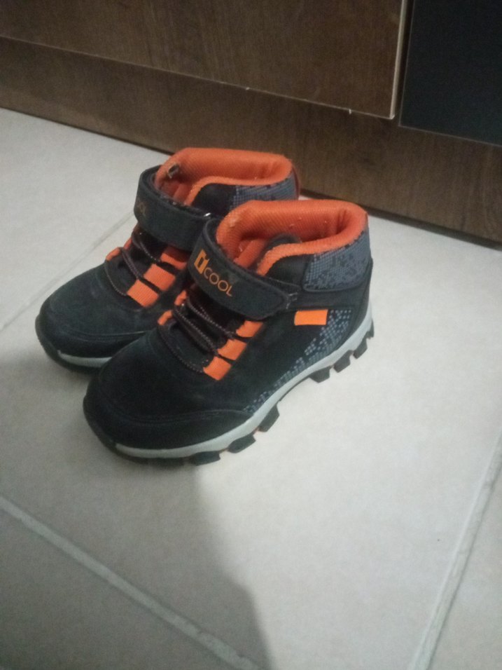 Turuncu Siyah Erkek Çocuk Spor Ayakkabı - Görsel 3