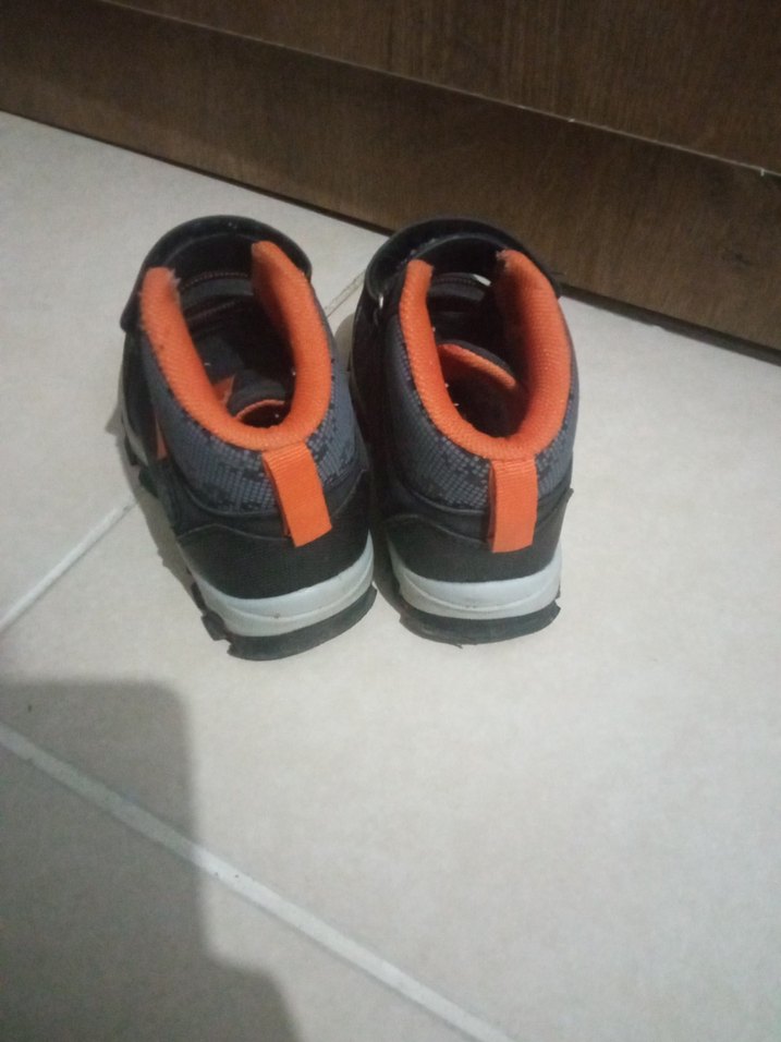 Turuncu Siyah Erkek Çocuk Spor Ayakkabı - Görsel 5