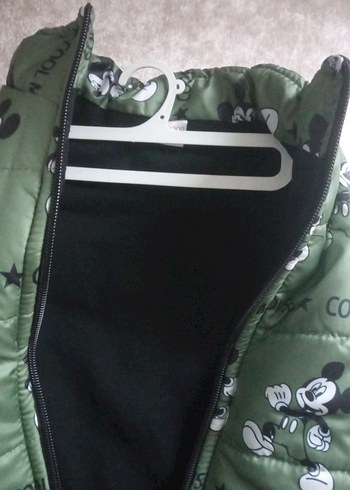 Kapüşonlu, Fermuarlı Erkek Çocuk Yeşil Yelek - Görsel 5