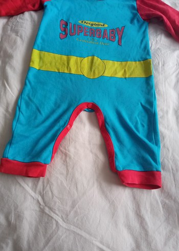 Renkli Uzun Kollu Bebek Tulum - Görsel 4