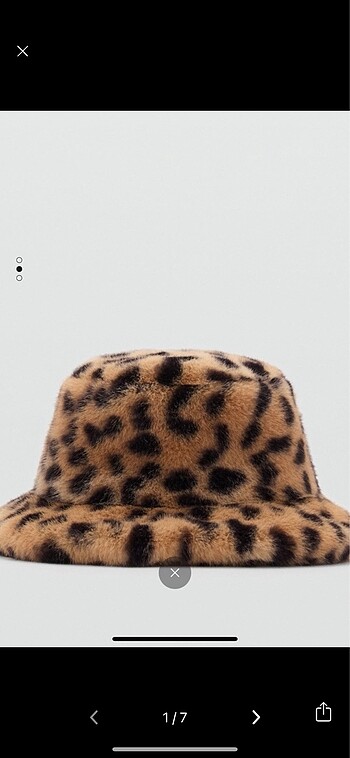 Mango Leopar Bucket Şapka