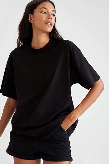 DearWish Unisex Siyah Tişört