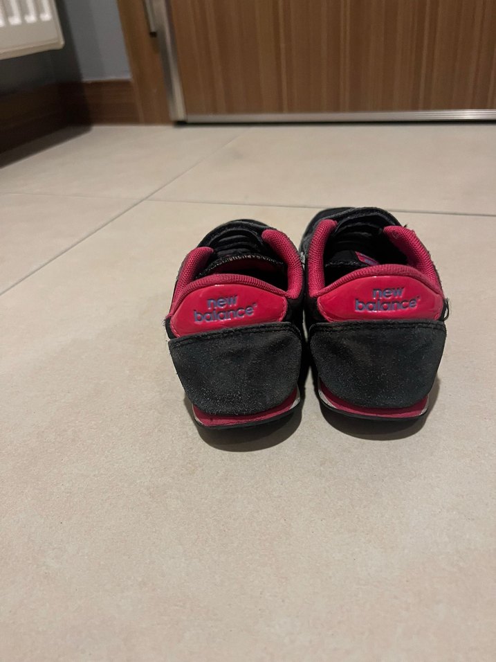 Siyah Kırmızı Çocuk Sneakers - Görsel 4