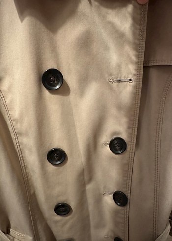 Bej Midi Kadın Trençkot - Görsel 2